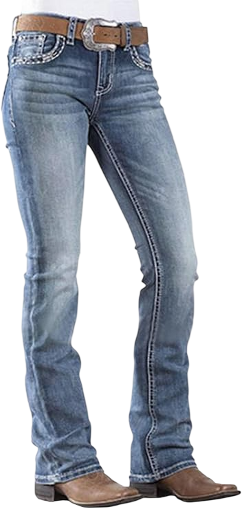 Rockies Women Bootcut Jeans 90s Mid Rise